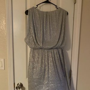 Silver dress size 8